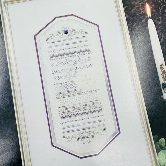 The Sweetheart Tree Cross Stitch Charts GRAPE Arbor Sampler Fleuressence Violets - Picture 6 of 9